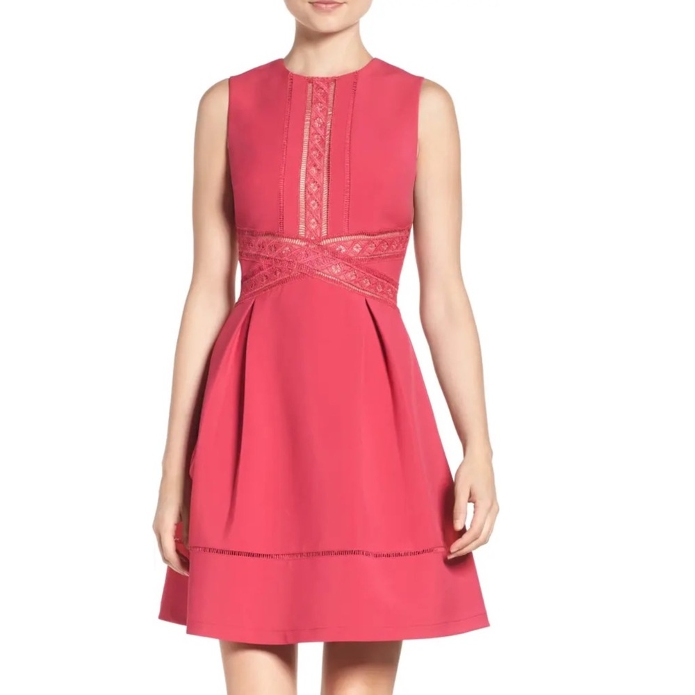 Lace Trim Fit & Flare Dress
ADELYN RAE
